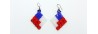 Czech flag 6cm including hook