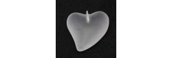Heart pendant 25mm 00030/matt