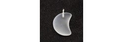 Moon pendant 23/15mm 00030/matt