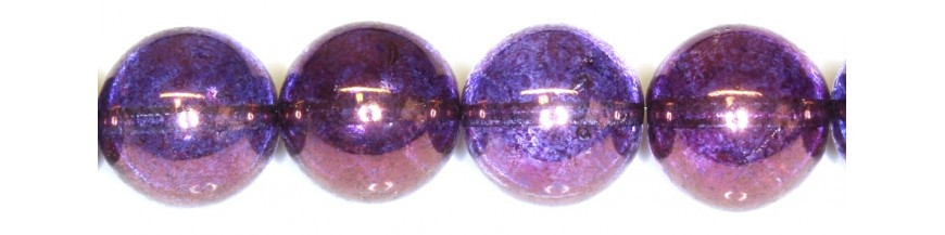 Pressed round beads 18mm
